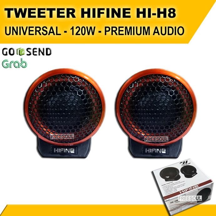 Tweeter Mobil Hifine H1-H8 - Speaker Audio Mobil - Premium Quality Original Dan Terlaris