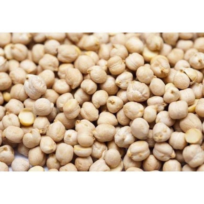 

Natural raw chickpea.white chole Only Small One kacang Arab mentah.Garbanzo 1 kg