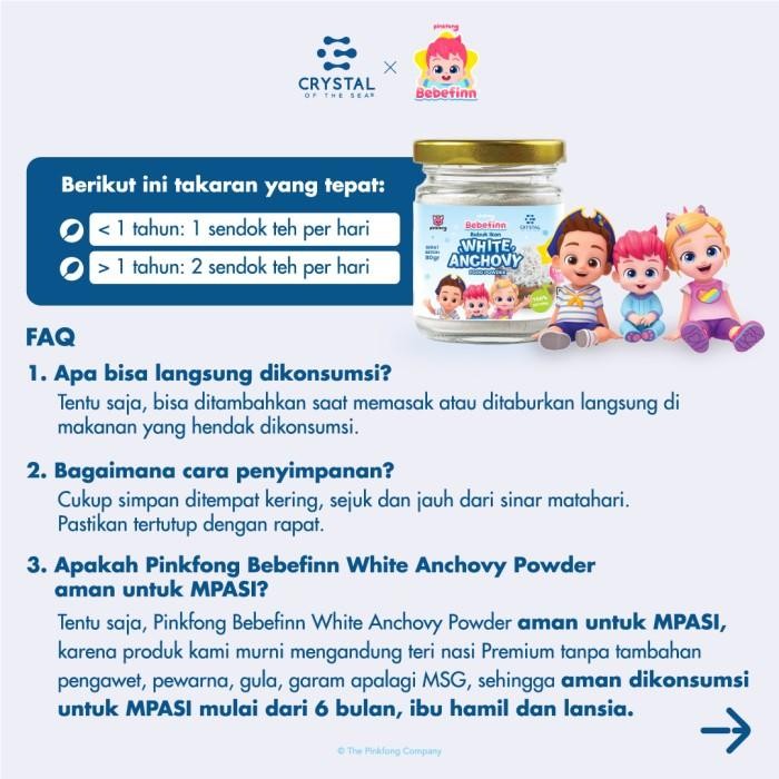 

Crystal Of The Sea White Anchovy Powder / Bubuk Teri (Bpom Certified) Terbaru 100 % Original