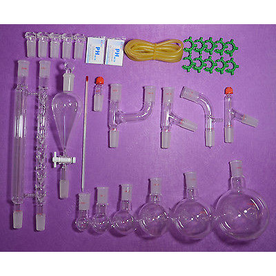 Lab Glassware Kit 24/40 Advanced Chemistry Lab Glassware Kit  lab Glassware