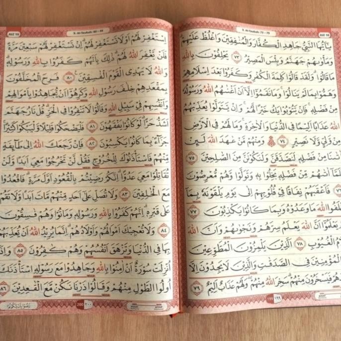 Alquran Waqaf Ibtida Mushaf Kabir Cordoba Uk Jumbo A3, Alquran Lansia terlaris