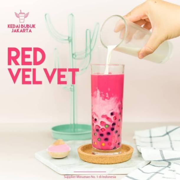 

Bubuk Minuman Bubble Powder Drink Red Veet 1kg