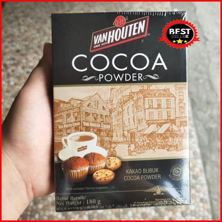 

Van Houten Cocoa Powder (Kakao Bubuk) 180Gr Terbaru 100 % Original