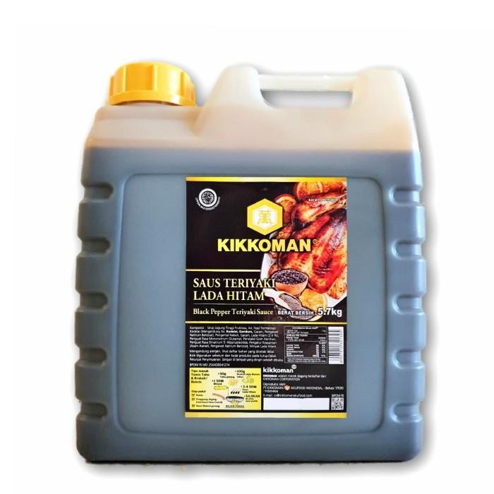 

Kikkoman Teriyaki Lada Hitam Sauce Halal Jerigen 5L Terlaris 100 % Original