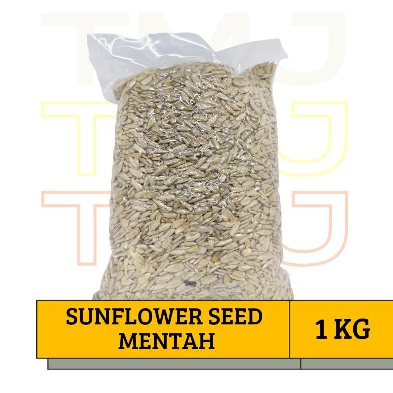 

SUNFLOWER SEEDS /BIJI BUNGA MATAHARI KUPAS MENTAH 1 KG