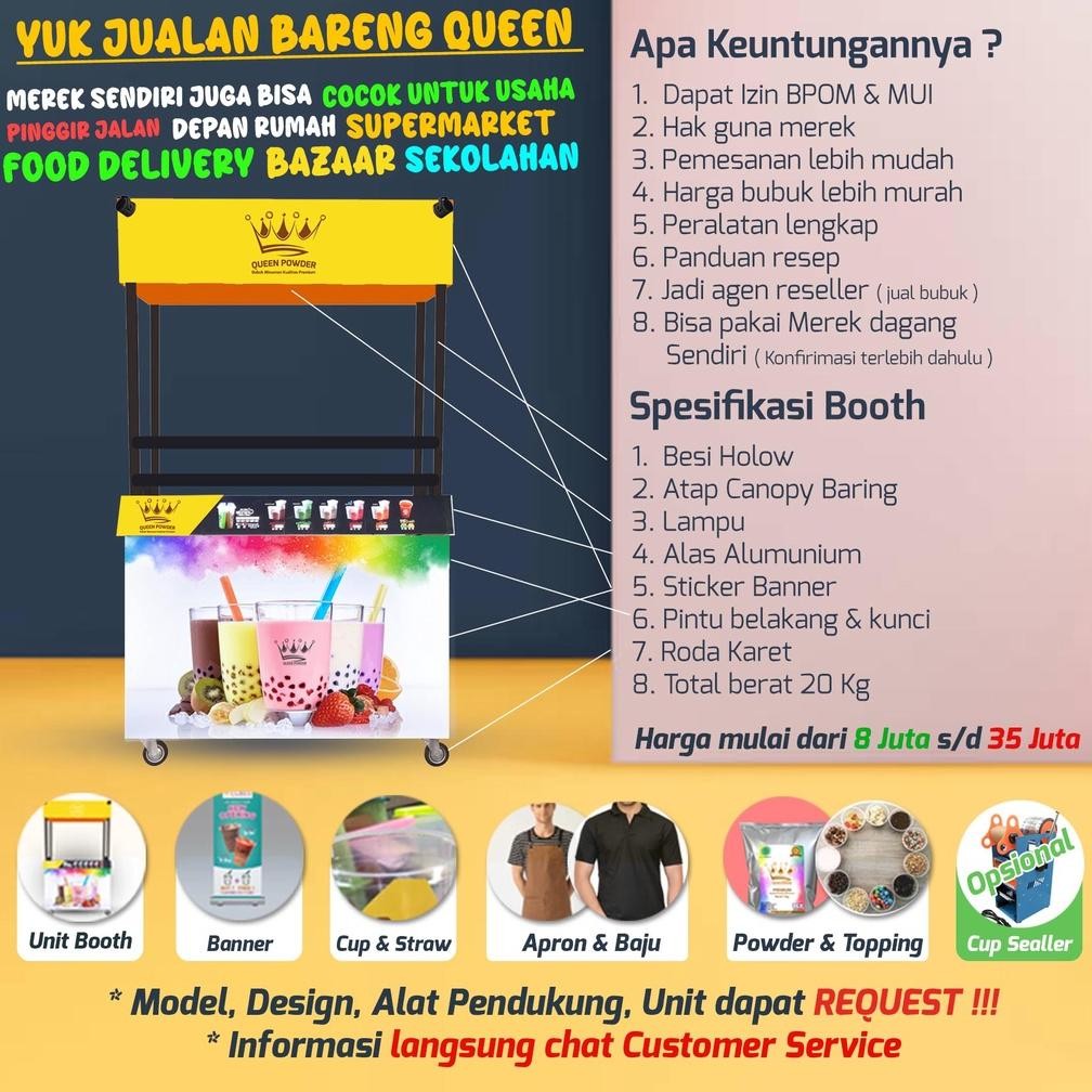 

Bubuk Minuman Queen Powder Pum Rasa Hazelnut 1Kg