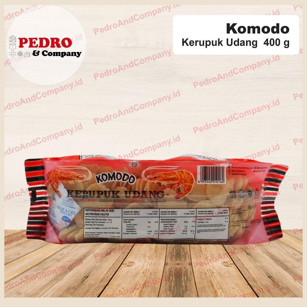 

Komodo kerupuk udang sidoarjo asli 400 gram- shrimp cracker