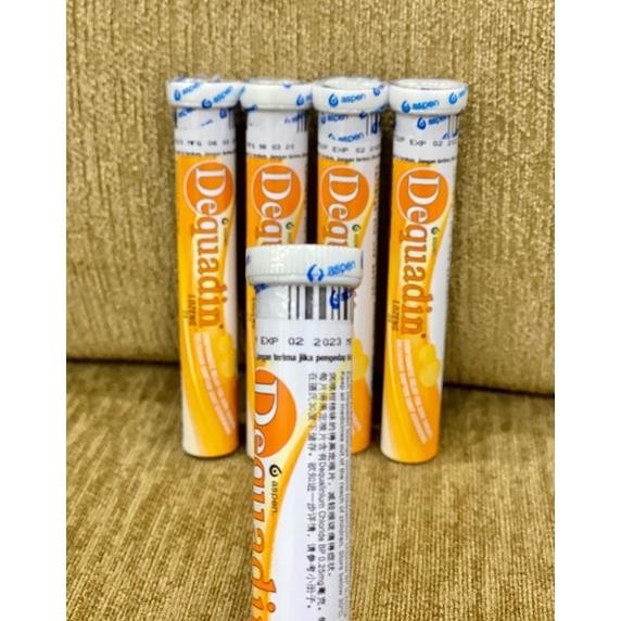 

Dequadin lozenges orange citrus Tablet hisap dequadin lozeng 24