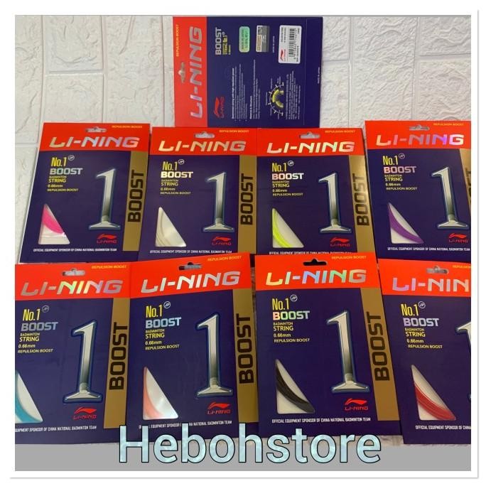 Senar raket Badminton LINING NO 1 BOOST JAPAN ORIGINAL [terbaik]