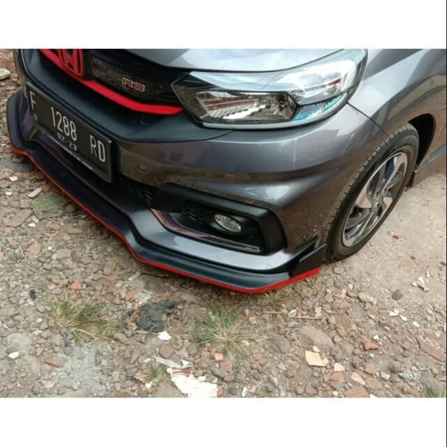 Aksesoris Eksterior Modifikasi Modif Variasi Honda Mobilio E Rs Pelindung Lips Bumper Sporty Racing