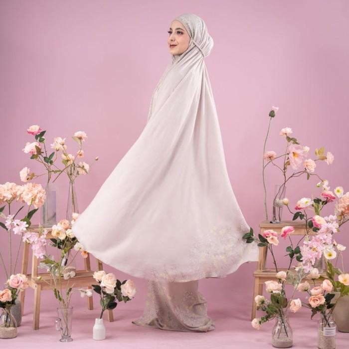 Zianisa - Mukena Dewasa Rayon Allover Elsya Series Terbaru 100 % Original