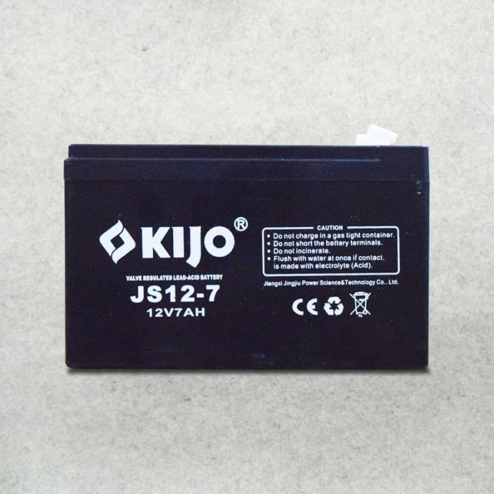 Kijo Battery / Baterai / Aki / Accu 7Ah 12V - 7 Ah 12 V Ready