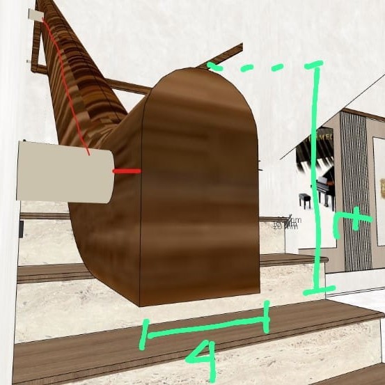 Pegangan Tangga Handrail Custom Kayu Jati Free Ongkir Gercep