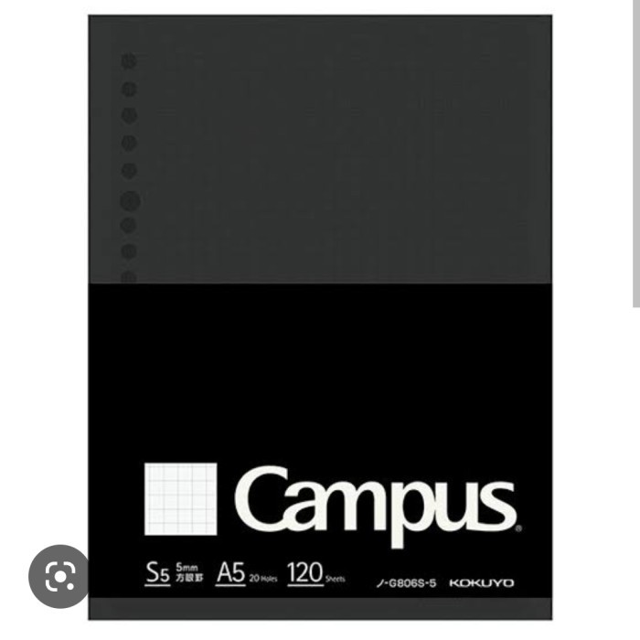 

Isi binder A5 grid papper