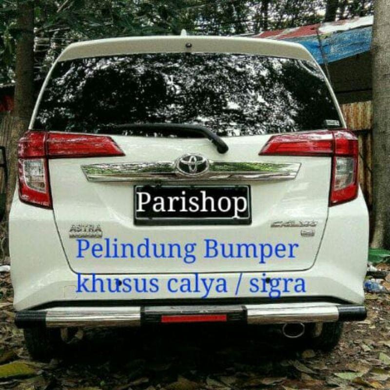 Calya Sigra Tanduk Besi Belakang Model Stanlist Pelindung Bemper Belakang Calya Sigra