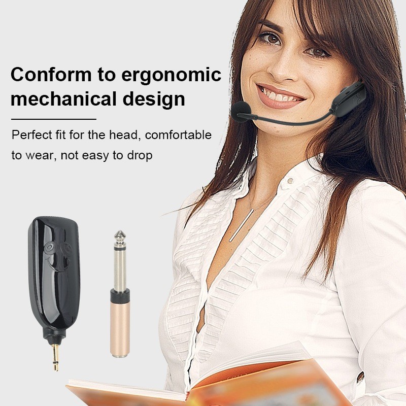 Mic Clip On Wireless Clip On Mic Wireless Profesional Untuk Imam Masjid Teaching Voice Call Center