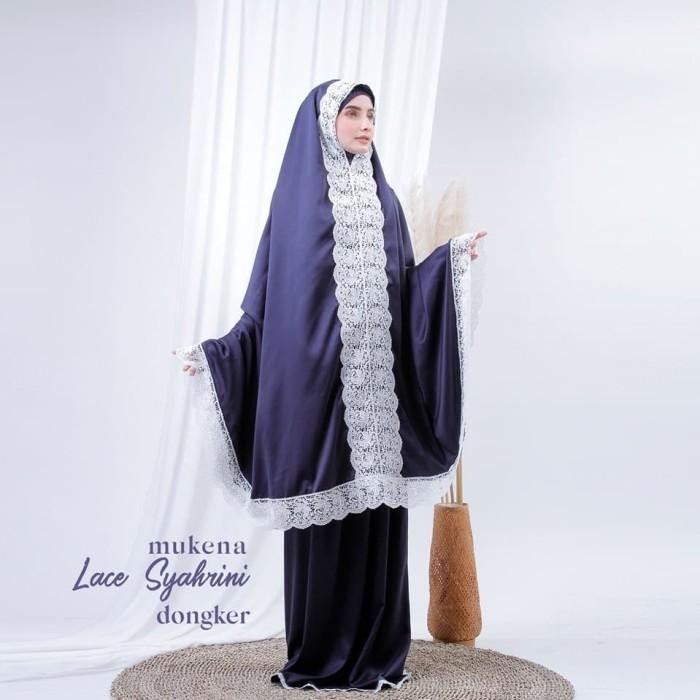 Mukena Dewasa Satin Silk Lace Syahrini Termurah 100 % Original