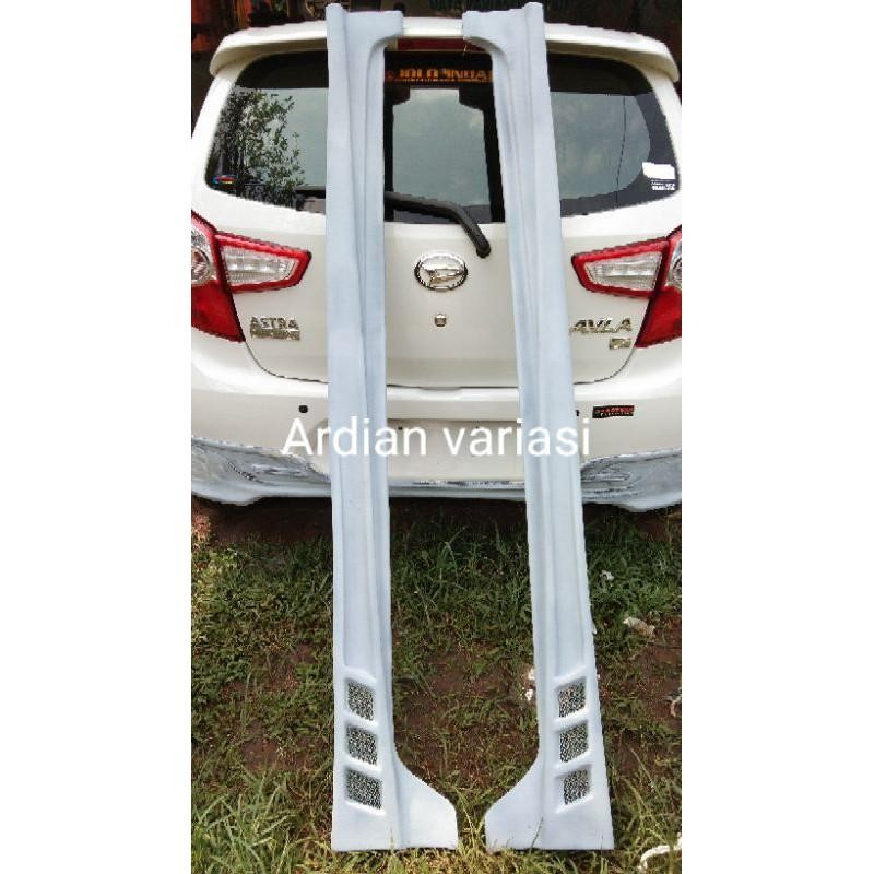 Bodykit Samping Asesoris Hiasan Variasi Mobil Ayla Agya Model Bomer