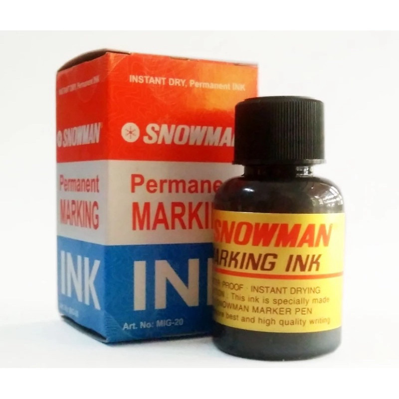 

FS : Refill Tinta Spidol Hitam Permanent Snowman MIG-20