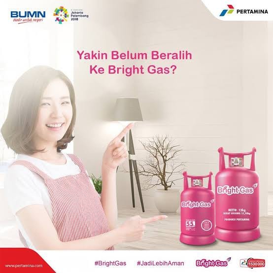 Murah BRIGHT GAS 12KG / LPG / ELPIJI Non COD