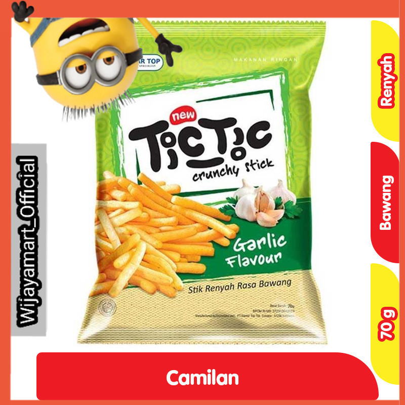 

Tic Tic Stik Renyah Rasa Bawang 70 g