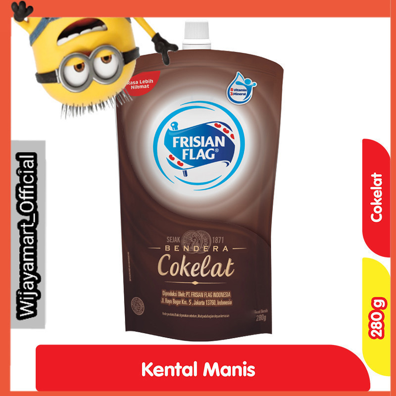 

Frisian Flag Bendera Kental Manis Cokelat 280 g