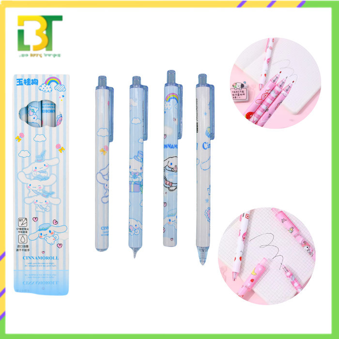 

LBT Pena 4in1 Karakter Pulpen Mekanik 0.5mm isi 4pcs Alat Tulis Perlengkapan Sekolah Gel Warna Hitam