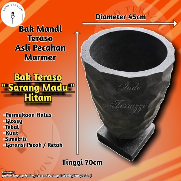 TERBARU INDO TERAZZO BAK AIR KAMAR MANDI BESAR TIPE SARANG MADU