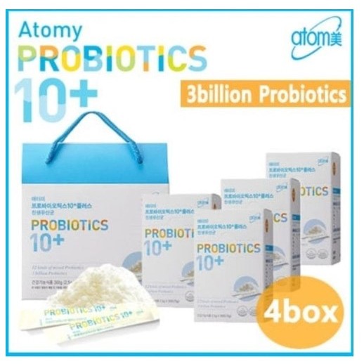 ATOMY Probiotics 10+ Probiotik (120 Sachet) | Kesehatan Usus & Perut