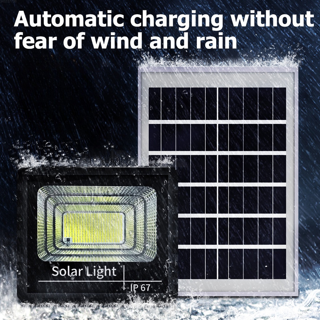 LED Flood Solar Light Outdoor Street L Waterproof IP67