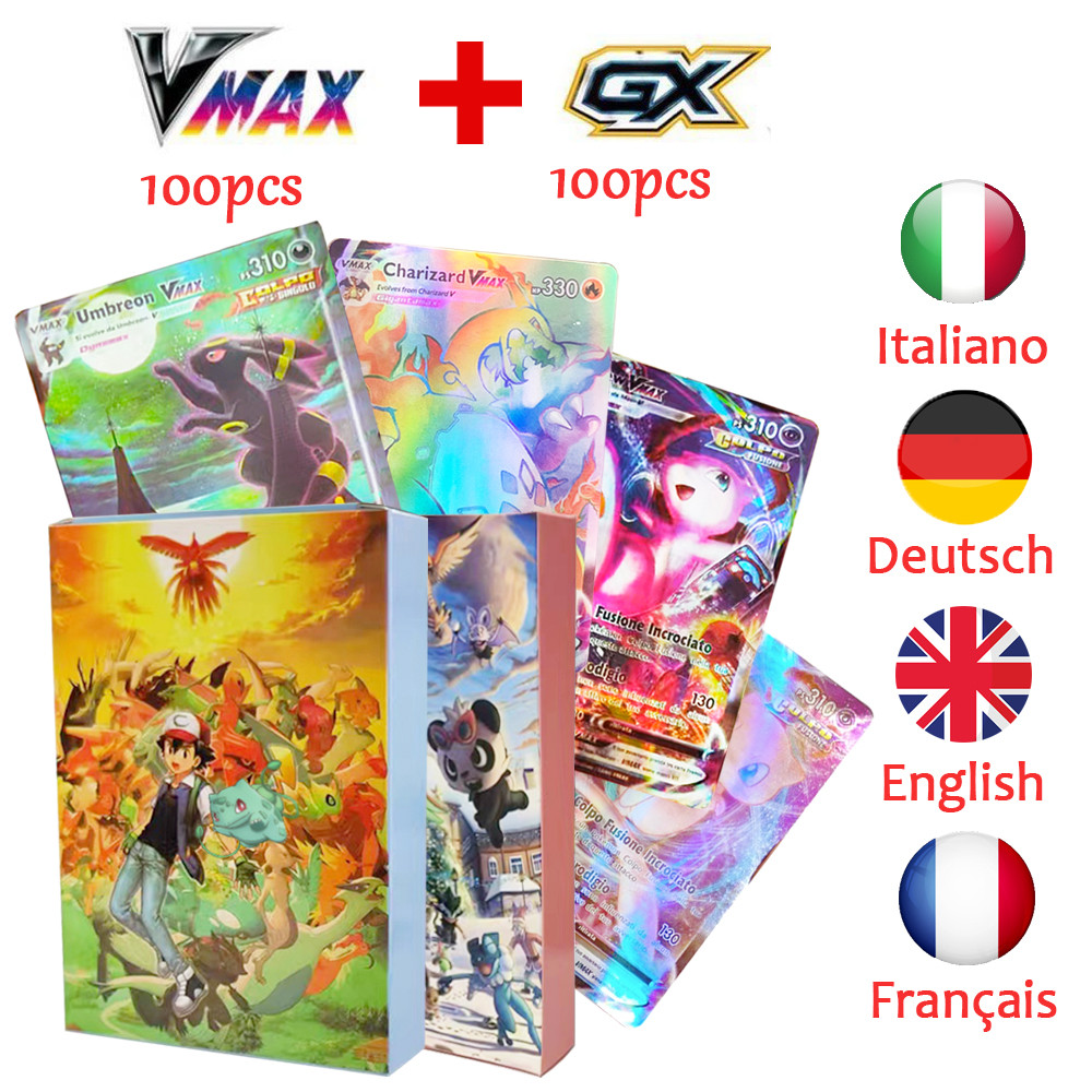 Holographic Pokemon Cards Scart New Vmax GX Charizard
