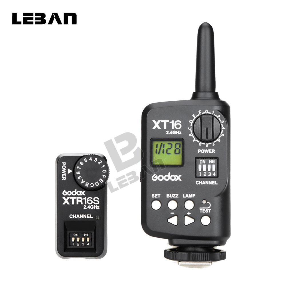 Godox XT-16S XT16S 2.4G Wiress Power Remote Control Flash