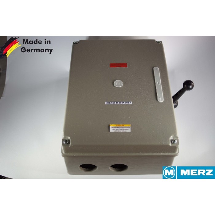 TERBARU MERZ GZ 200A/4P BUATAN JERMAN (STD A) COS/Ohm Saklar/Handle Genset