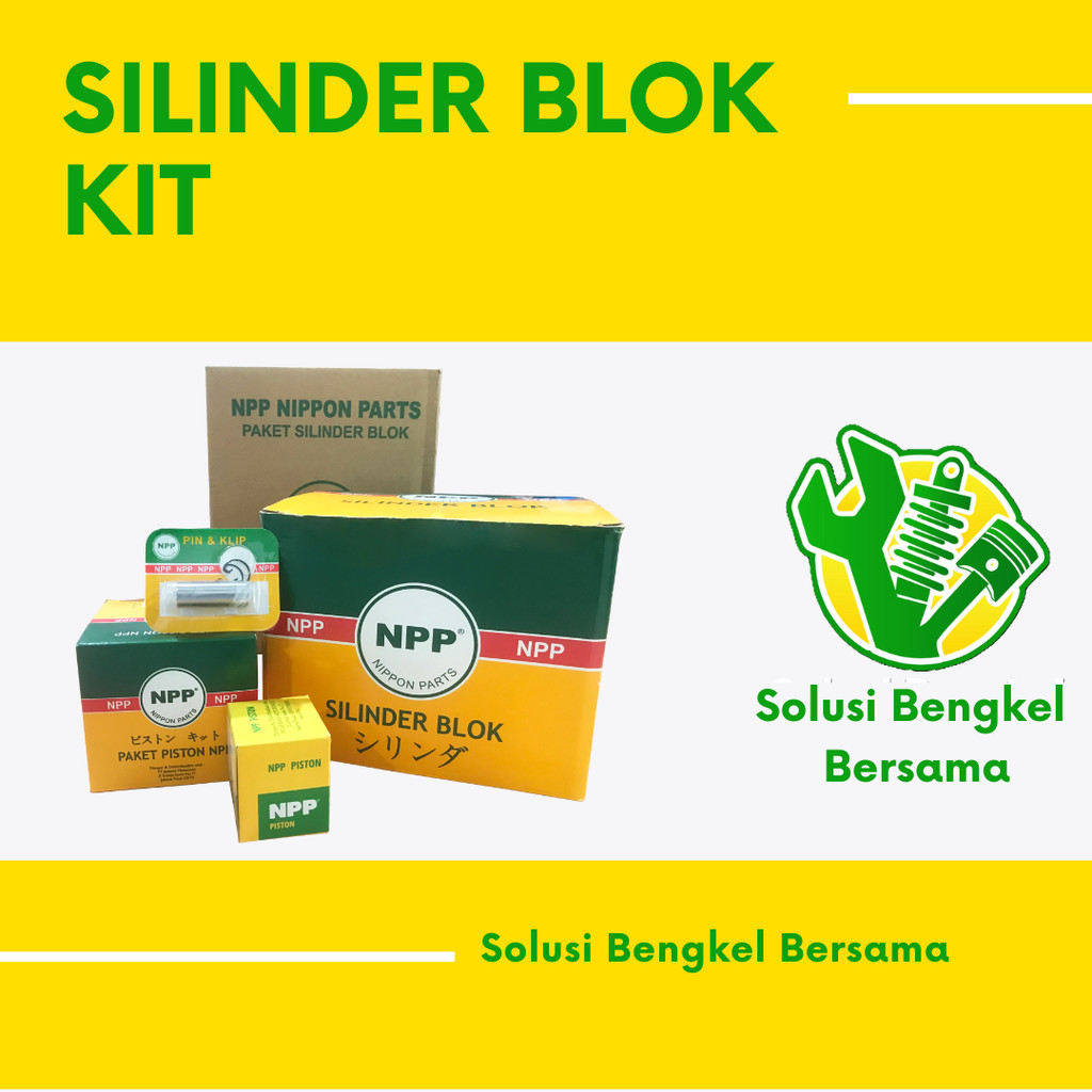 SILINDER BLOK KIT / PAKET SILINDER BLOK SUZUKI Shogun 125 NPP
