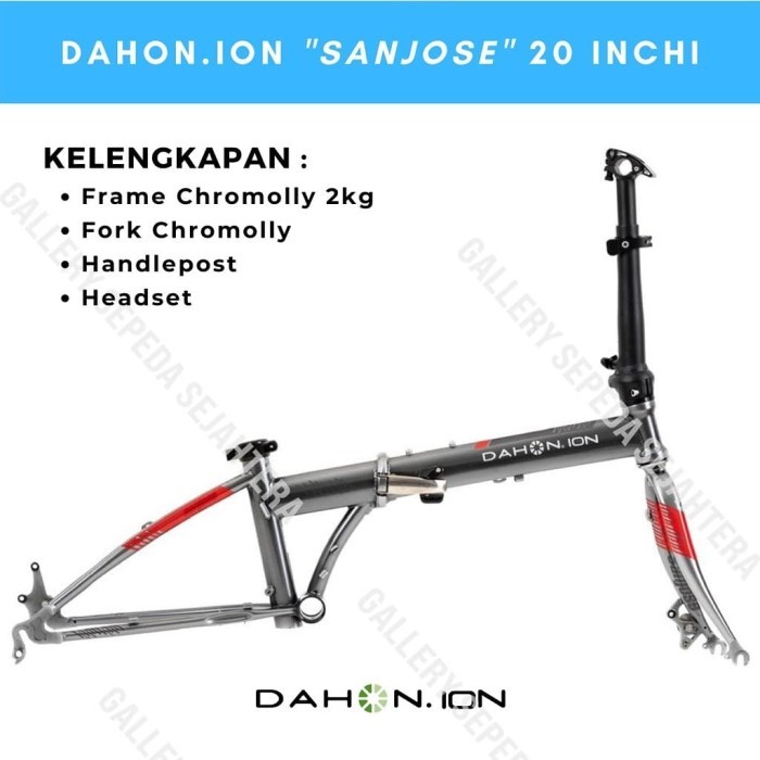 TERBARU Frame sepeda lipat dahon ion sanjose HOT SALE