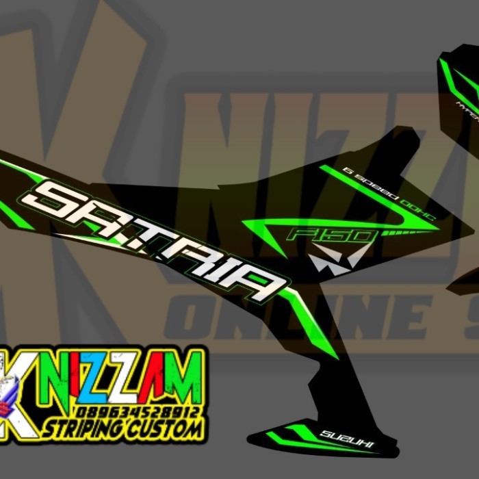 Promo Keren Striping Custom Suzuki Satria Fu Injeksi