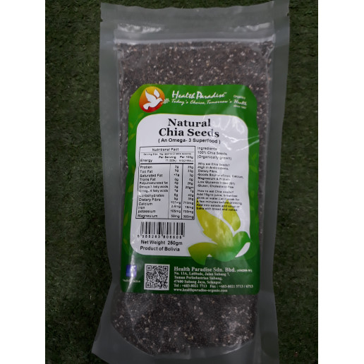 

NATURAL CHIA SEEDS 250 G