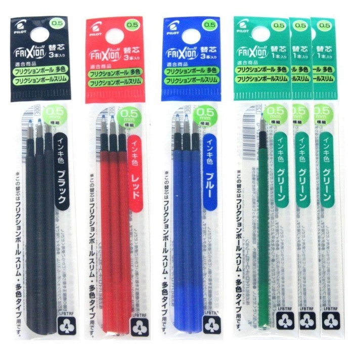 

Refill Pilot Frixion 3 In 1 / Refill Frixion 4 In 1 - 0.5Mm (Original)