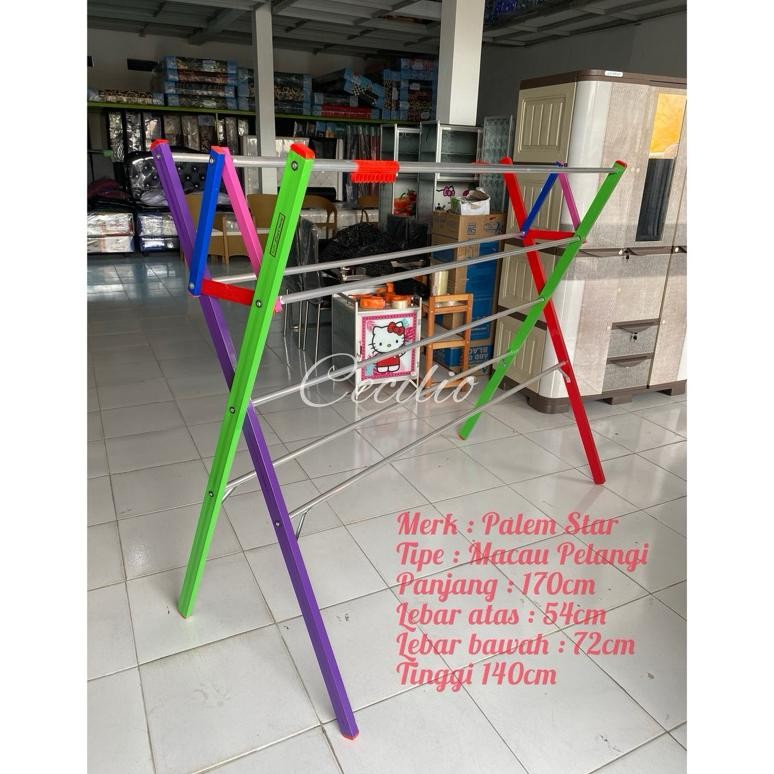 JEMURAN Jemuran Baju Warna Merk Star / Jemuran Jumbo / Jemuran Baju Besar / Jemuran Warna