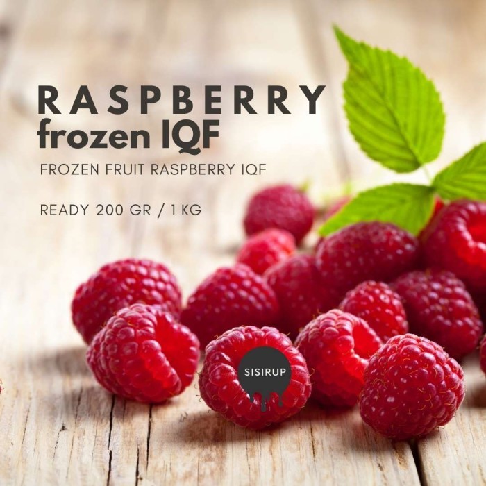 

RASPBERRY IQF / raspberry fruit / frozen red raspberry / 1 KG