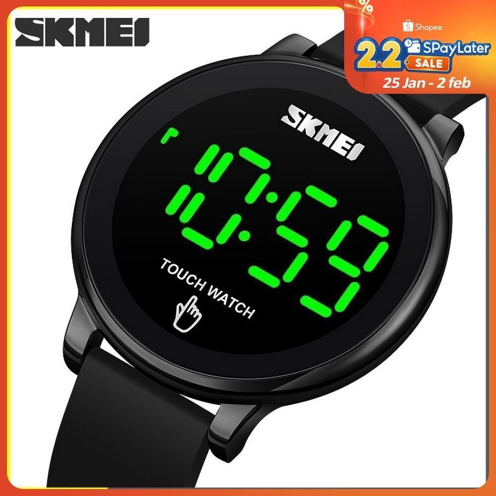 Jam Tangan Pria SKMEI Digital 1842 Men LED rubber Jam Tangan LED SKMEI ORIGINAL