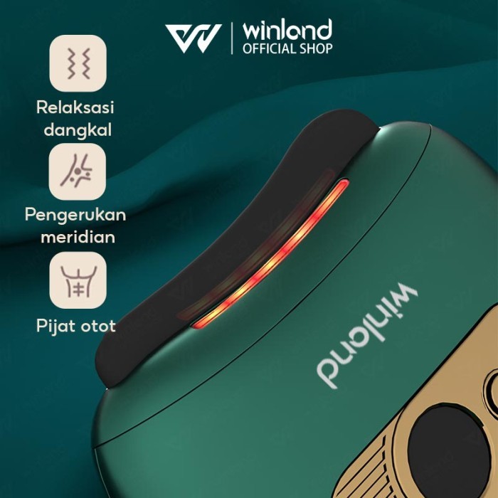 Winland Alat pijat Gua Sha elektrikAlat kerok elektrik Bekam elektrik