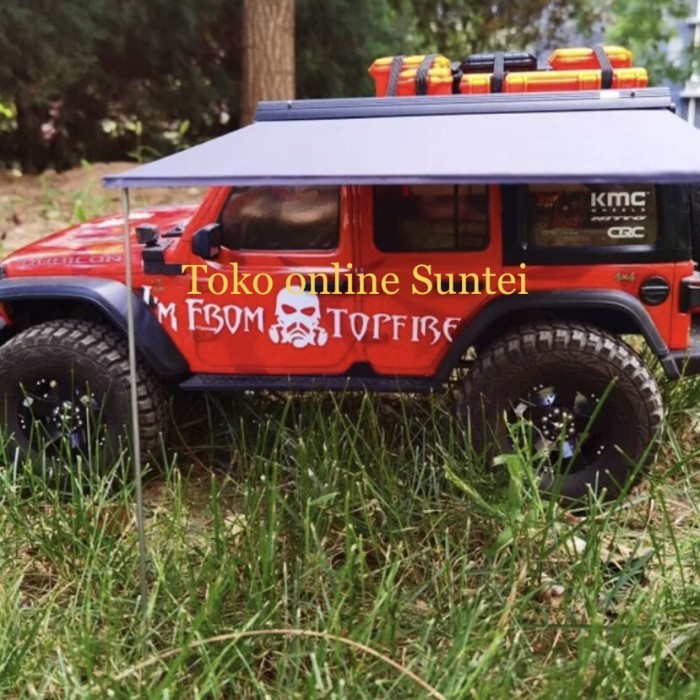 Roof Top Side Tent Awning Rc 1/10 Scx10 Yikong Trx4 Rc4wd