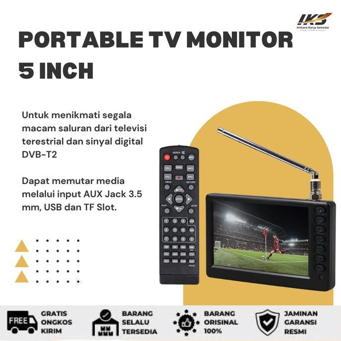 /////] Portable TV Monitor  5" / 7" / 10"