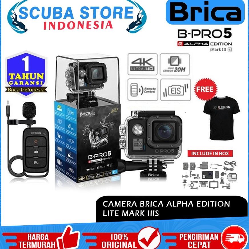 bib camera brica bpro5 ae3s alpha edition mark iiis eis kamera underwater wateroof action cam brica 