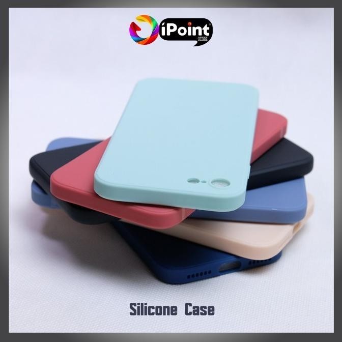 Sale Case Tpu Square Logo For Iphone 7 / 8 / Se2020