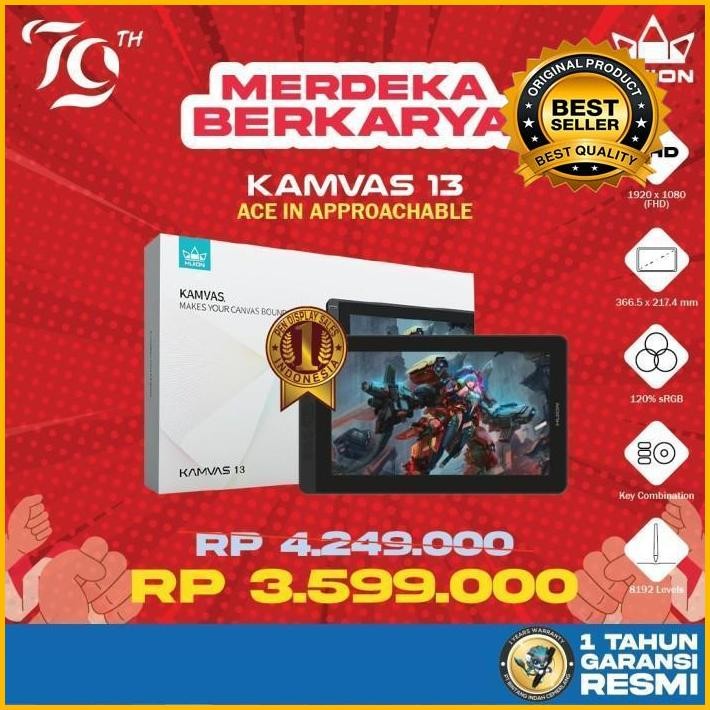 New Huion Kamvas 13 Promo Termurah 100 % Original