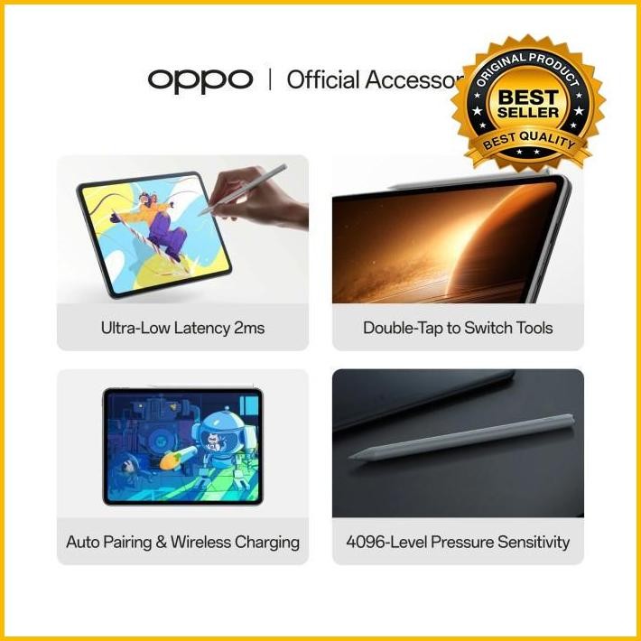 [New] Oppo Pad2 Pencil - Official Store Termurah 100 % Original