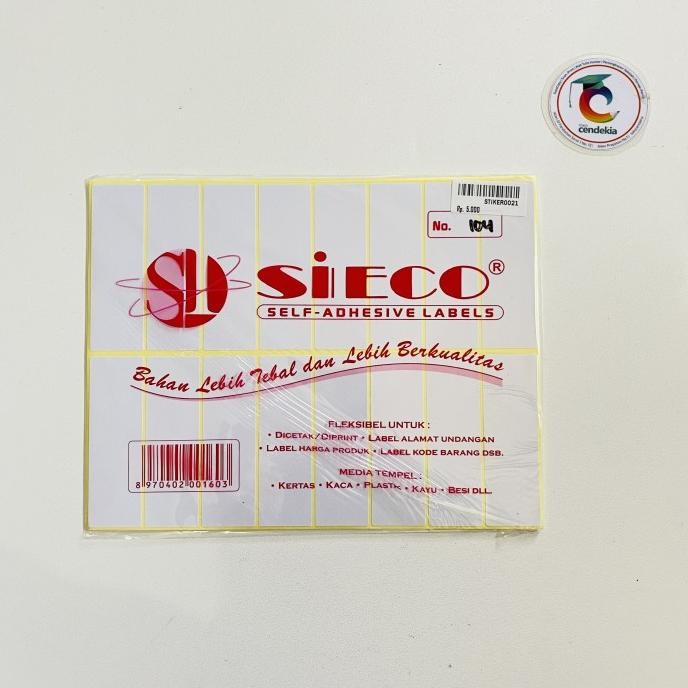 

}}}}}}] Stiker Label Adhesive No. 104 23x75 mm