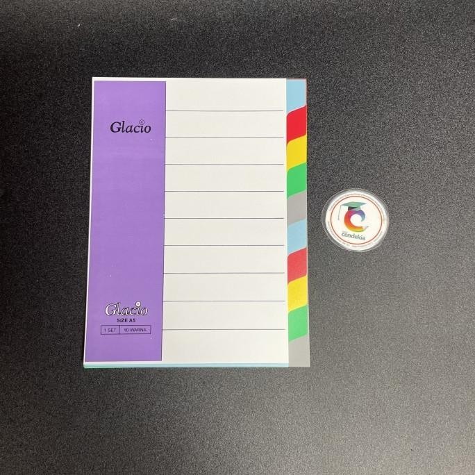 

*:*:*:*:*] Pembatas Binder A5 Glacio 10 Warna